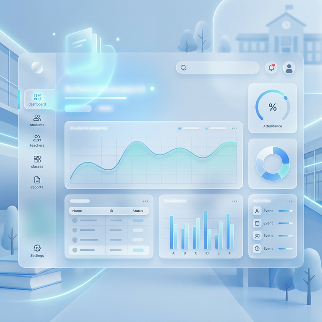 School Management System Dashboard